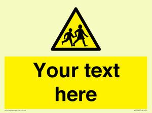 Custom Warning children Sign